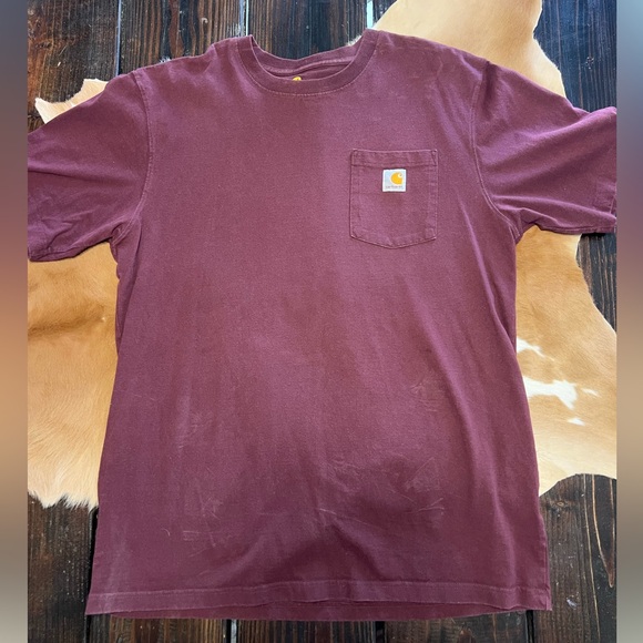 Men’s Carhartt original fit short sleeve tee. Size L. Pre-loved like new - Picture 2 of 3
